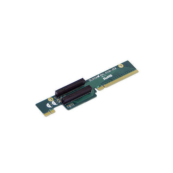 Supermicro 1U Left 2-Slot PCI-Express x8 Riser Card RSC-R1UU-2E8